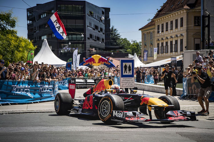 Max Verstappen in Graz