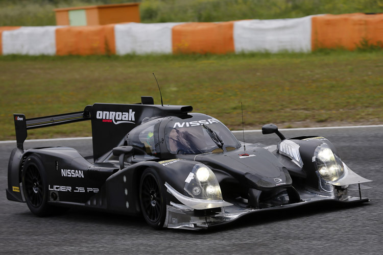 Das neue Ligier-Coupé zeigt sich erstmals beim Le-Mans-Testtag