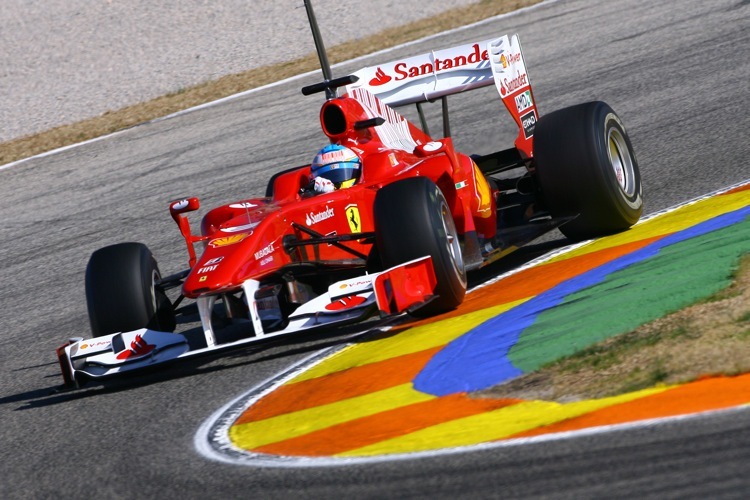 Erster Arbeitstag von Alonso im F10