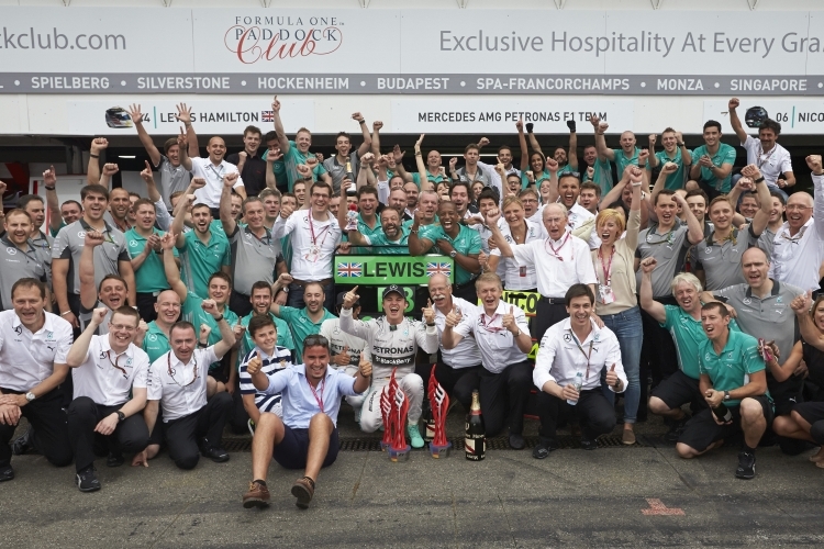 Nico Rosberg & sein Team