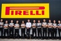 Die Pirelli-Mannschaft vor dem ersten MotoGP-Test in Misano