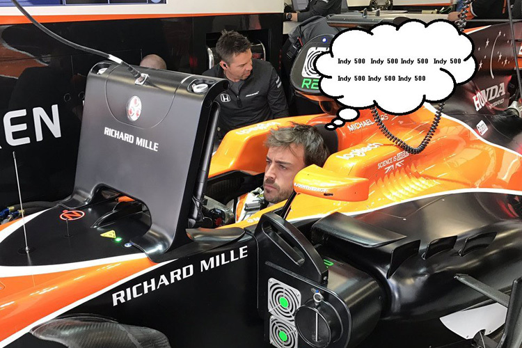 Was Fernando Alonso in Sotschi vielleicht denkt
