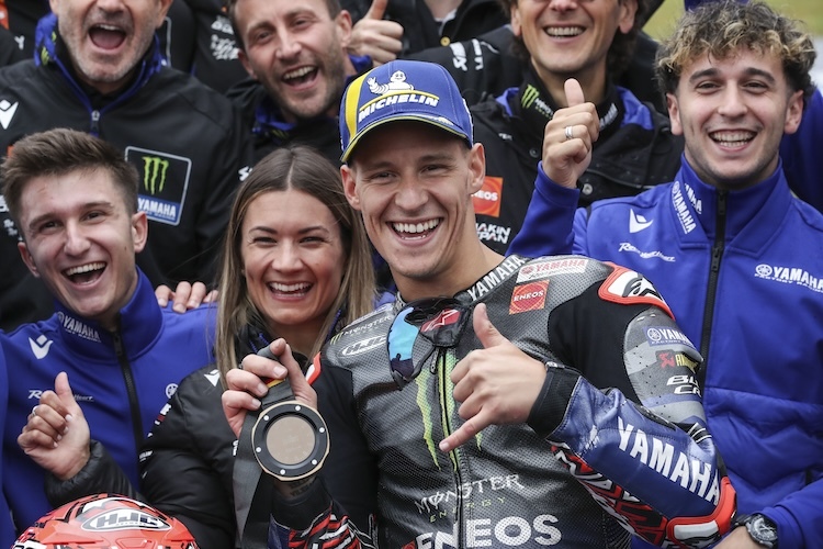 Fabio Quartararo nutzte die Chance für ein Sprint-Podium