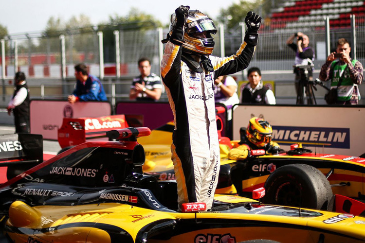 Mit Renault gewann Kevin Magnussen 2013 den Titel in der Formel Renault 3.5