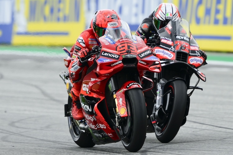 Marc Márquez und Marco Bezzecchi