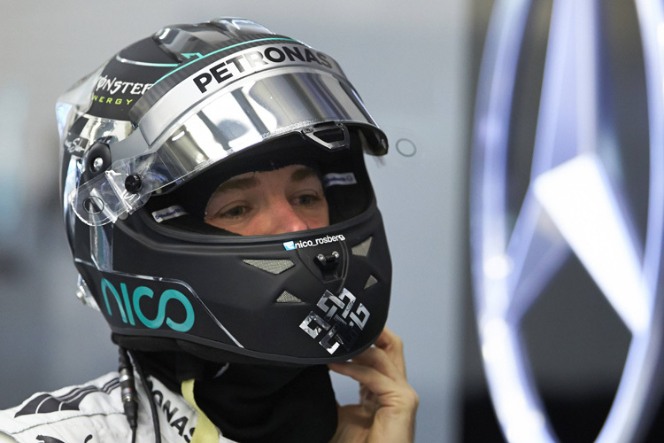 Nico Rosberg: Keltische Symbol am Kinnteil seines Helms