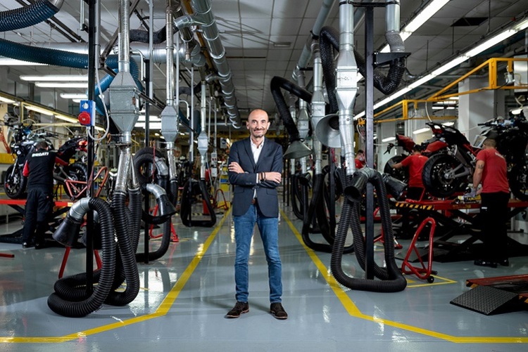 Claudio Domenicali, CEO von Ducati: Er kann mit Recht stolz sein auf das Jahresergebnis 2022
