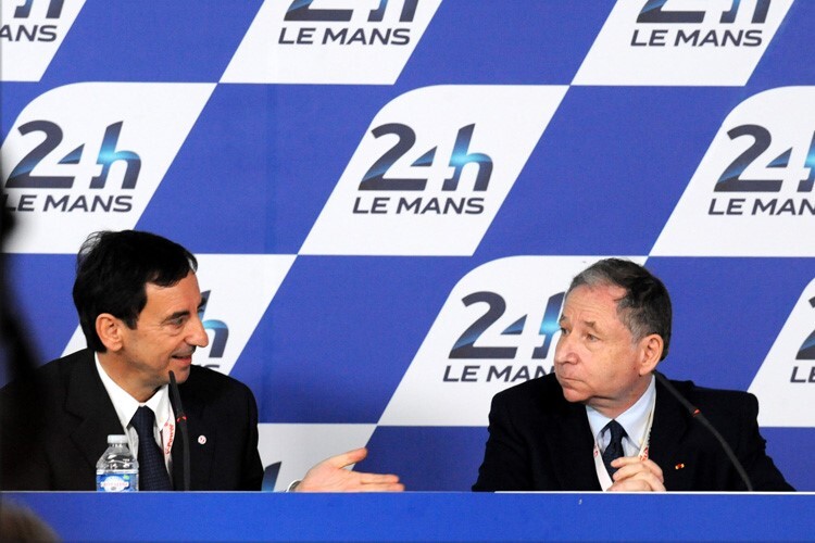 Pierre Fillon mit FIA-Chef Jean Todt