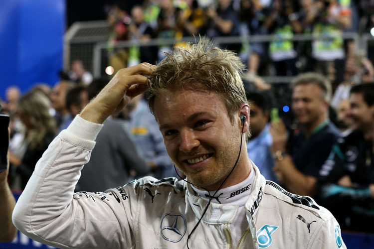 Nico Rosberg hat die zwei bisherigen Saisonläufe gewonnen, warnt aber dennoch vor Ferrari