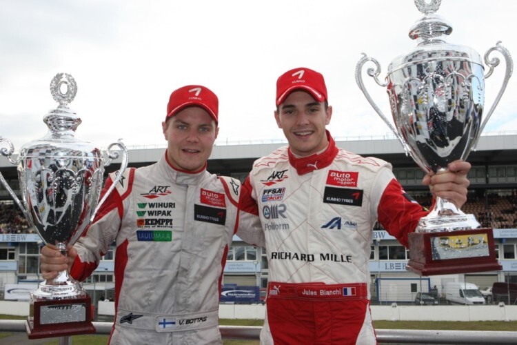 Bottas will 2010 Champion Bianchi (rechts) nacheifern