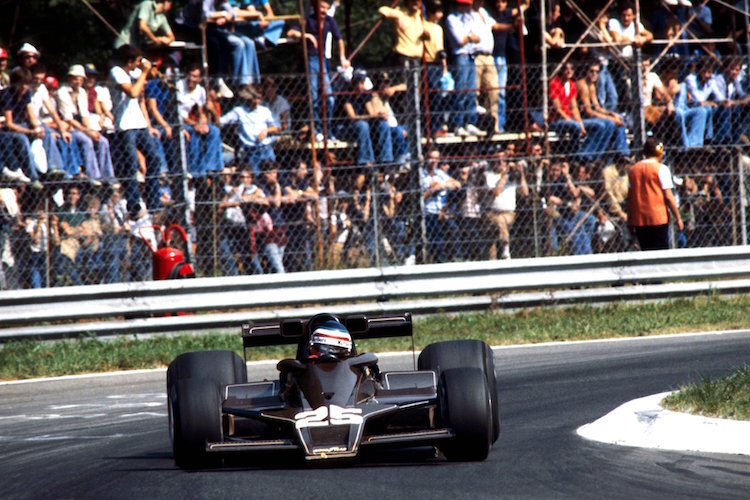 Rebaque 1978 in Monza mit dem privat eingesetzten Lotus