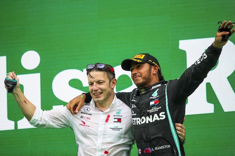 Peter Bonnington und Lewis Hamilton: Ein eingespieltes Team