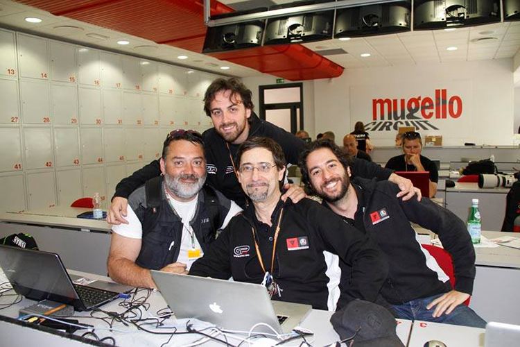 Luca Semprini rechts im Bild, links daneben Paolo Scalera