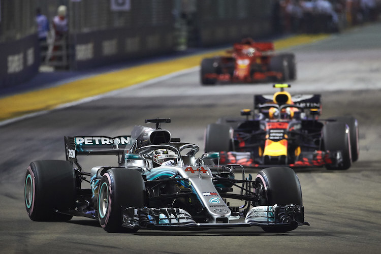 Singapur 2018: Hamilton vor Verstappen und Vettel