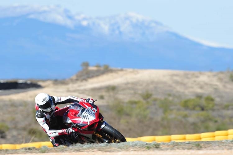 Max Neukirchner: Hier beim Pirelli-Test in Almeria