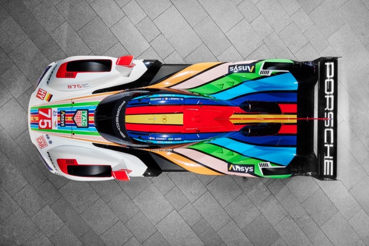 Von oben: Einer der drei Porsche 963 für Le Mans 2023