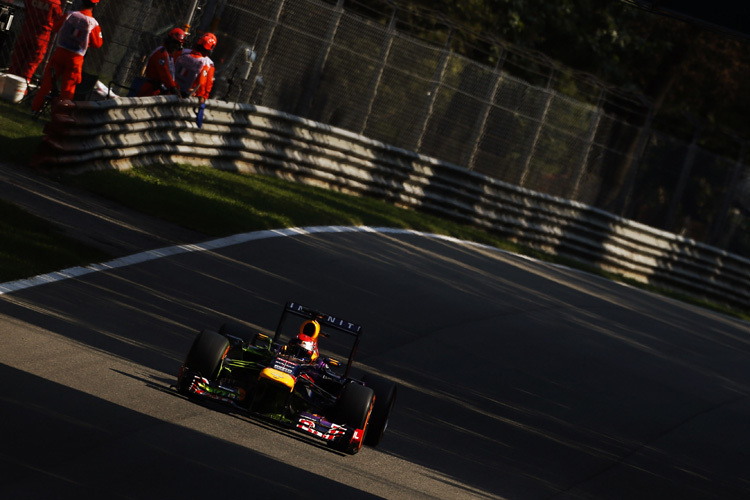 Lichtgestalt im Schattenwurf von Monza: Sebastian Vettel rast zur Pole-Position