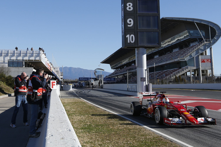 Sebastian Vettel: «Heute haben wir uns primär auf die Standfestigkeit des Autos konzentriert»