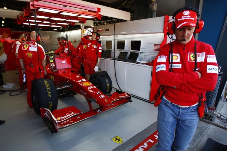 Viel zu sagen hat Michael Schumacher bei Ferrari wohl eher nicht