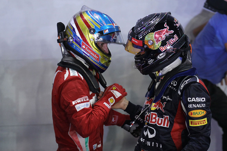Fernando Alonso und Sebastian Vettel: Wer gratuliert am Sonntag wem?