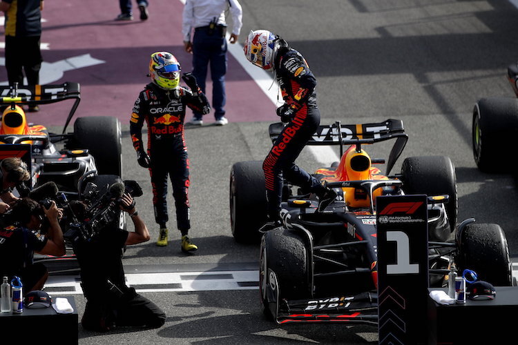 Red Bull Racing-Doppelsieg in Monza von Max Verstappen und Sergio Pérez