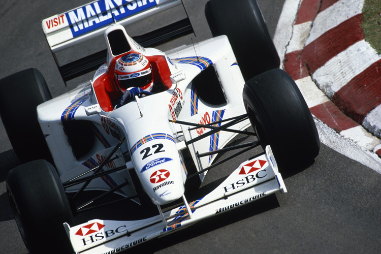 Rubens Barrichello 1997 im F1-Renner von Stewart Grand Prix