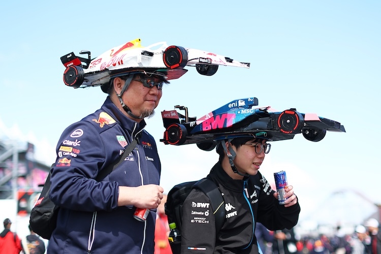 Die einfallsreichen Fans von Suzuka