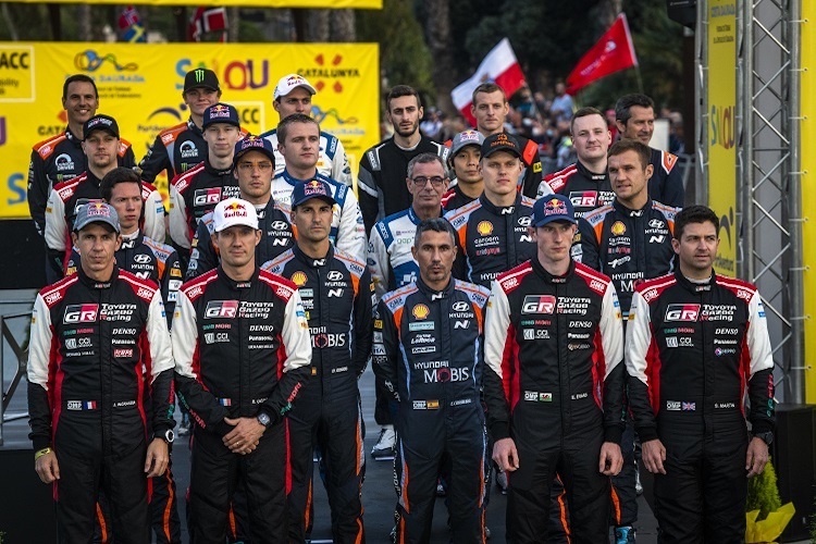 Die WRC-Piloten für den elften WM-Lauf