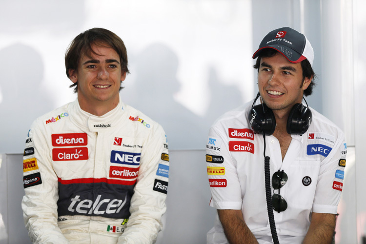 Indien 2012: Esteban Gutiérrez und Sergio Pérez als Sauber-Stallgefährten