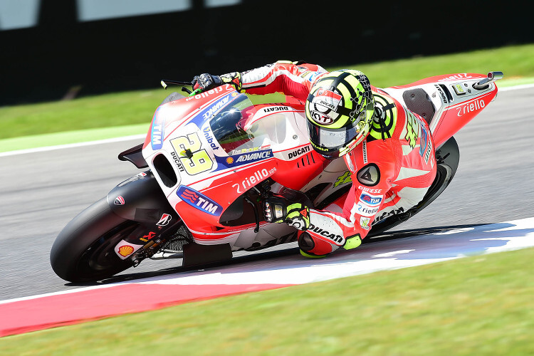 Andrea Iannone beeindruckte mit der Ducati Desmosedici GP15