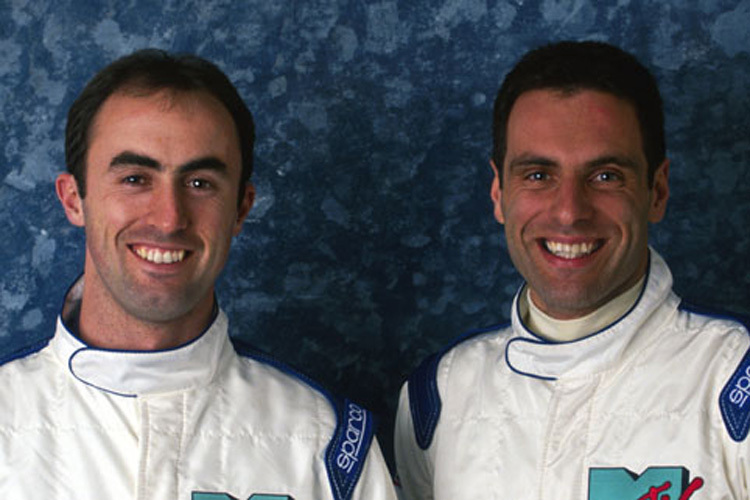 Die 1994er Simtek-Stallgefährten David Brabham und Roland Ratzenberger