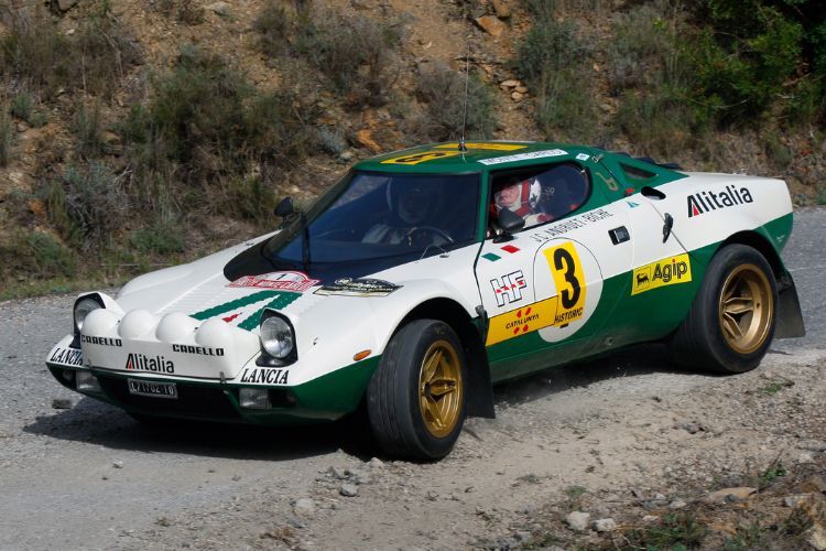Kultrallyeauto Lancia Stratos: Bei der Zentral-Europa-Rallye im Rahmenprogramm am Start