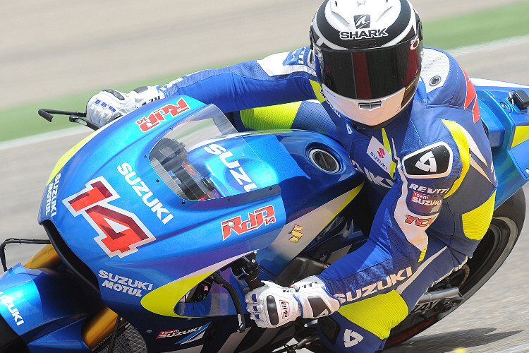 Randy de Puniet auf der MotoGP-Suzuki
