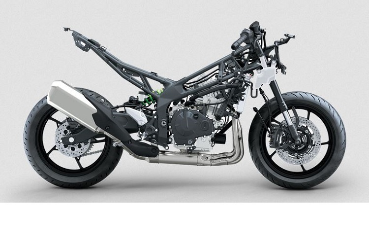 Rolling Chasis der Kawasaki ZX-4R: Kann man daraus ein Retro-Motorrad bauen?