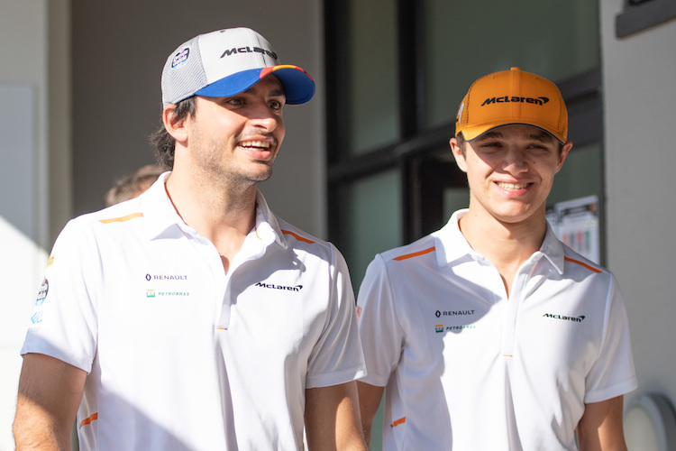 Carlos Sainz und Lando Norris geben auch 2020 für McLaren Gas