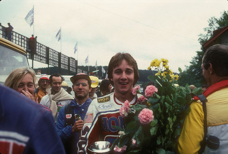 Belgien 1982: US-Boy Freddie Spencer gewinnt seinen ersten 500er-WM-Lauf beim erst fünften Versuch.