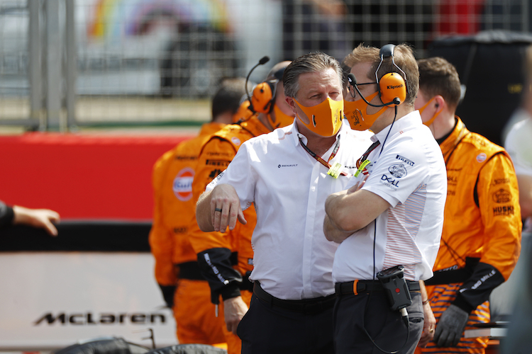 Zak Brown und Andreas Seidl von McLaren