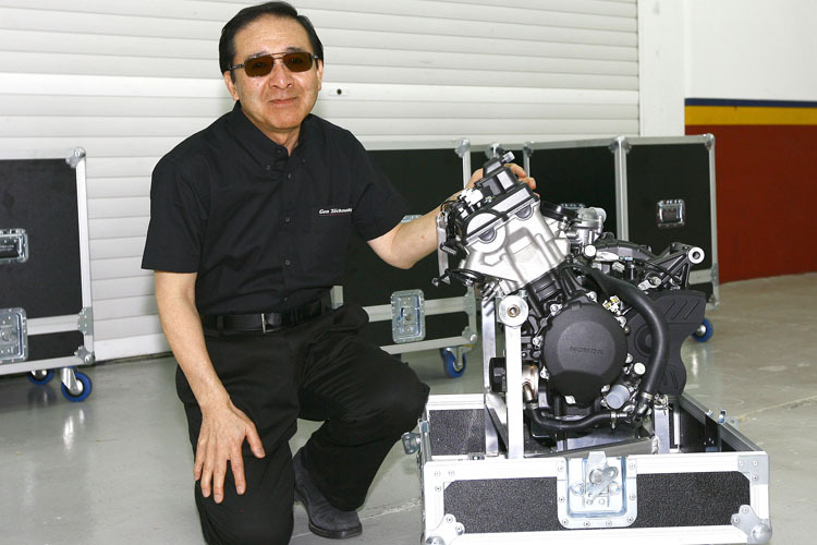 Bis Ende 2013 kümmerte sich GEO-Chef Osamu Goto (im Bild) um die Moto2-Motoren 
