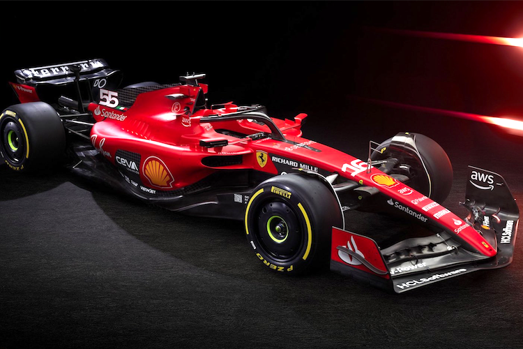 Das neue Auto von Charles Leclerc und Carlos Sainz