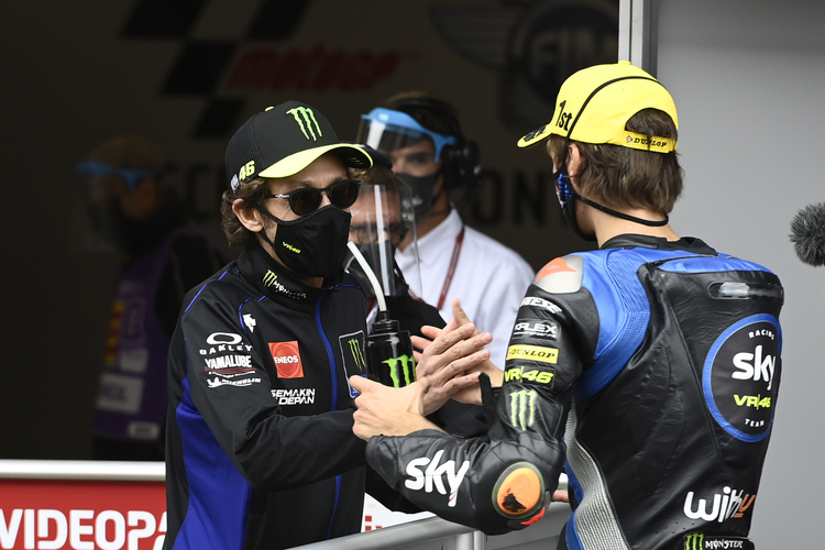 Valentino Rossi und Luca Marini treten 2021 in der MotoGP-Klasse an