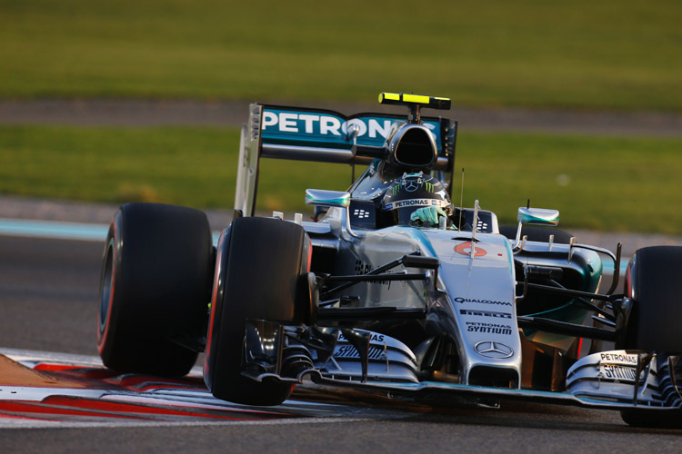 Nico Rosberg eroberte in Abu Dhabi seine sechste Pole in Folge