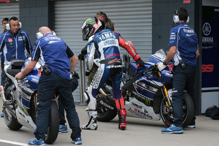 Jorge Lorenzo wechselte rechtzeitig seine Maschine