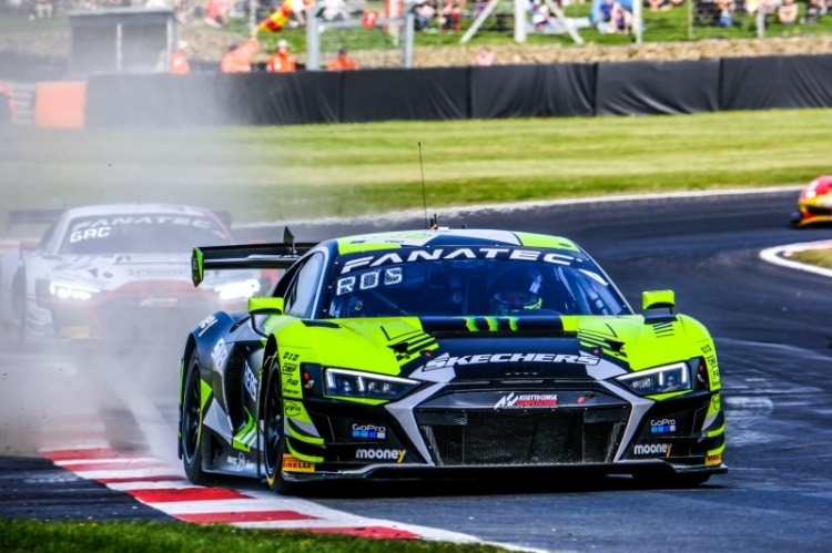 Grelle und bekannte Farben beim Audi R8 LMS GT3 evo II von Valentino Rossi