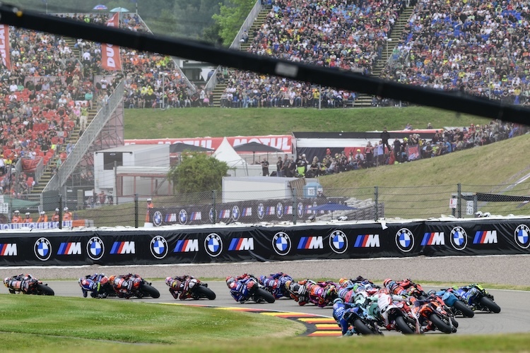 Das Moto2-Rennen am Sachsenring war von mehreren Unfällen überschattet