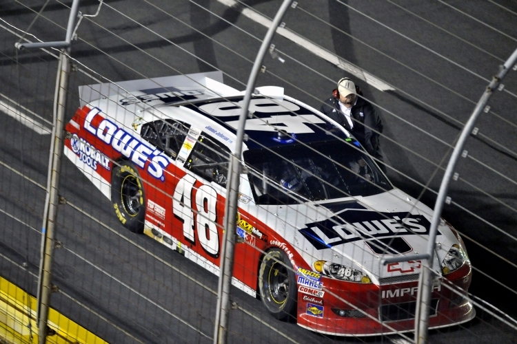 Jimmie Johnson chauffiert seinen Chef Rick Hendrick