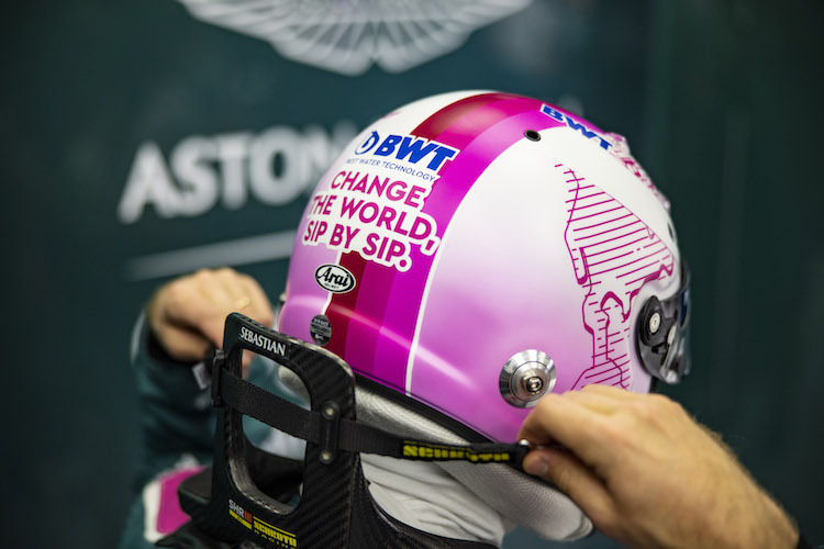 Vettel ist ein Pink-Panther geworden