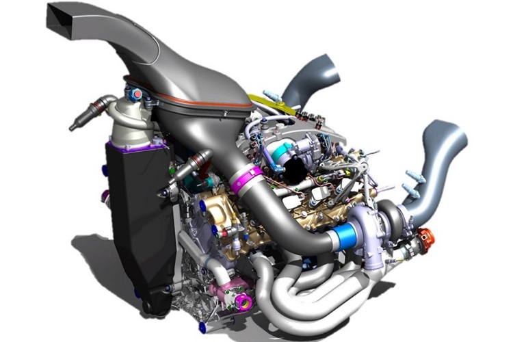 So sieht der P66/3-Motor des BMW M Hybrid V8 aus