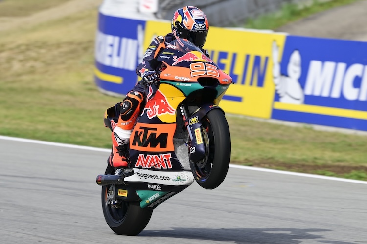 Rookie Collin Veijer schaffte es in Barcelona in Startreihe 1