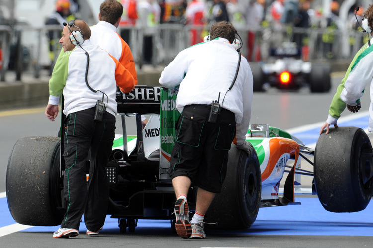 Probleme bei Force India