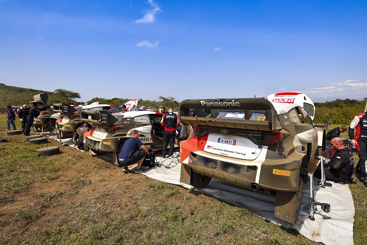 Toyota erzielte in Kenia einen Vierffach-Triumph